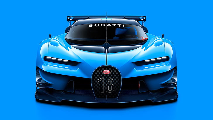 bugatti vision gran turismo show car 2015, mode of transportation, HD wallpaper