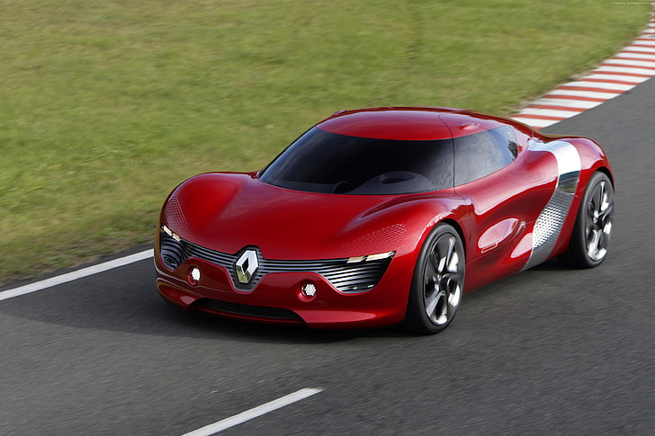 electric cars, sports car, concept, supercar, Renault, review, HD wallpaper
