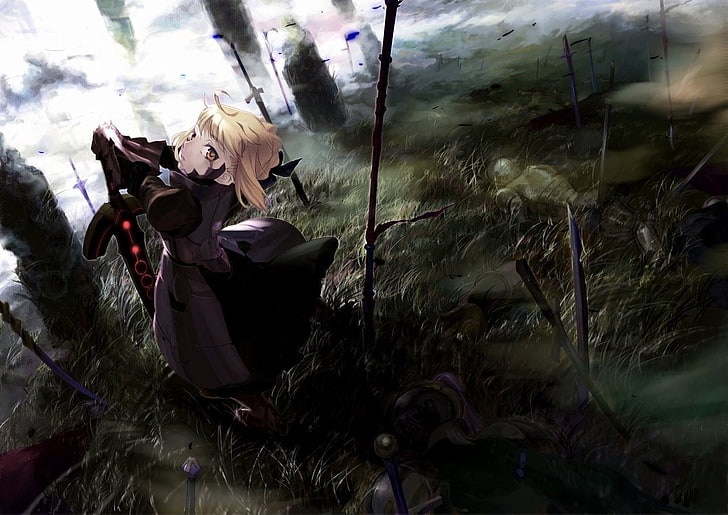 anime, anime girls, Saber Alter, one person, real people, lifestyles, HD wallpaper