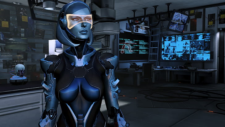 Mass Effect, EDI, science fiction, Mass Effect 3, video games