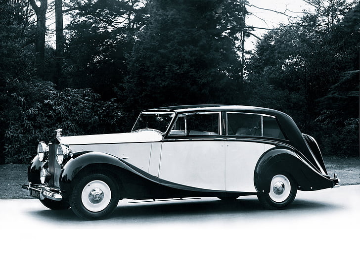 1947, luxury, retro, rolls, royce, silver, wraith, HD wallpaper