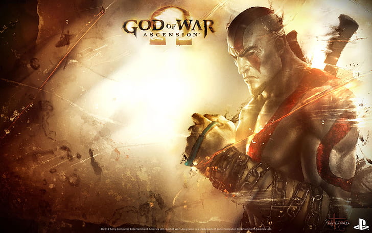 God of War Kratos HD, god of war ascension poster, video games