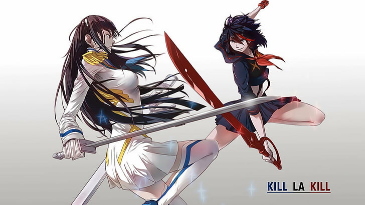 Anime, Kill La Kill, Ryūko Matoi, Satsuki Kiryūin, HD wallpaper