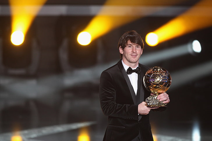 Lionel Messi, football, sport, gold, best, Barcelona, Argentina