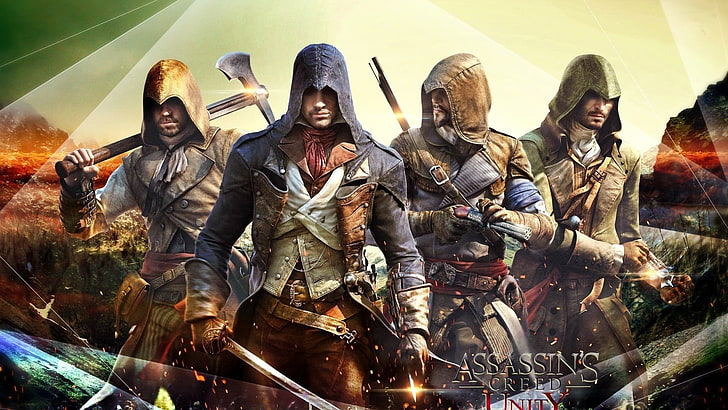 Assassin's Creed Unity poster, video games, Assassin's Creed:  Unity