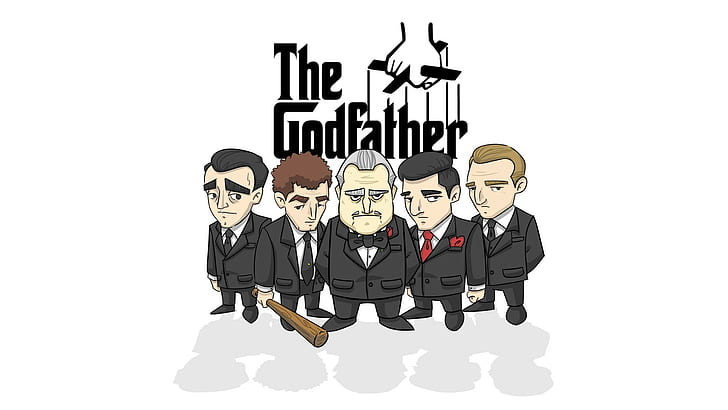 HD wallpaper: Cartoon, The Godfather, Vito Corleone | Wallpaper Flare