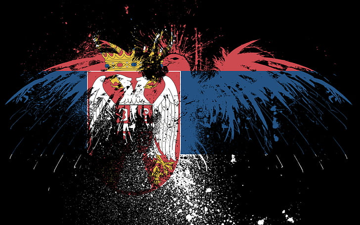 Flags, Flag of Serbia, Serbian Flag, HD wallpaper