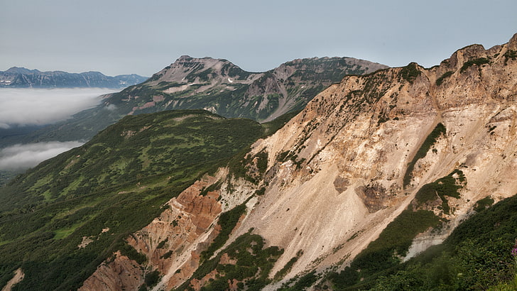 kamchatka mountains hd, scenics - nature, mountain range, beauty in nature, HD wallpaper