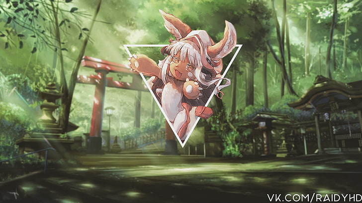 anime, anime girls, picture-in-picture, Made in Abyss, Nanachi (Made in Abyss), HD wallpaper