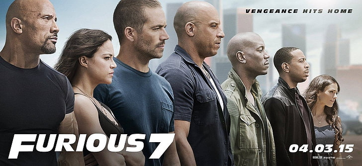 Fast and Furious 7 wallpaper, Fast & Furious, Brian O'Conner, HD wallpaper