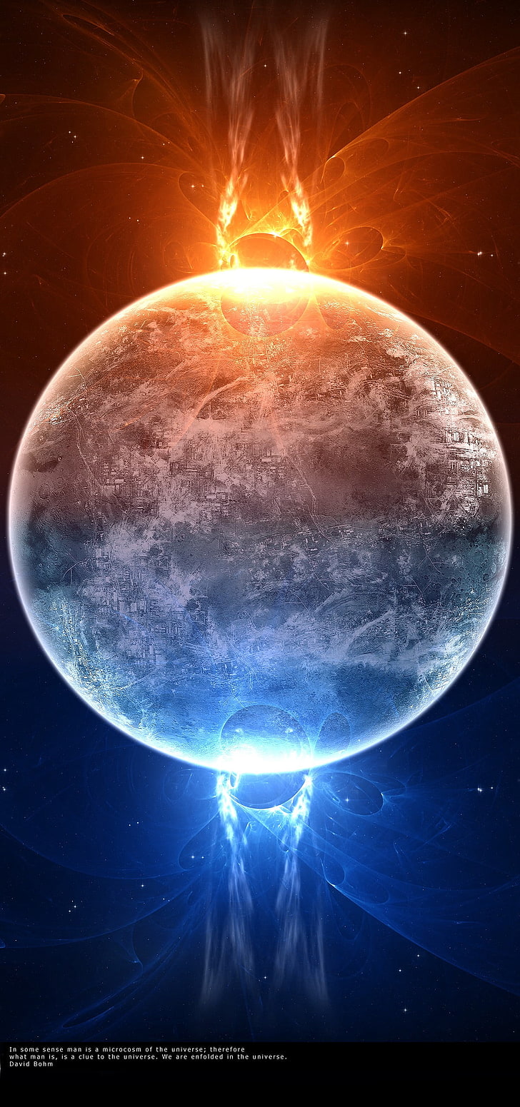 gray planet illustration, space, space art, planet - Space, astronomy
