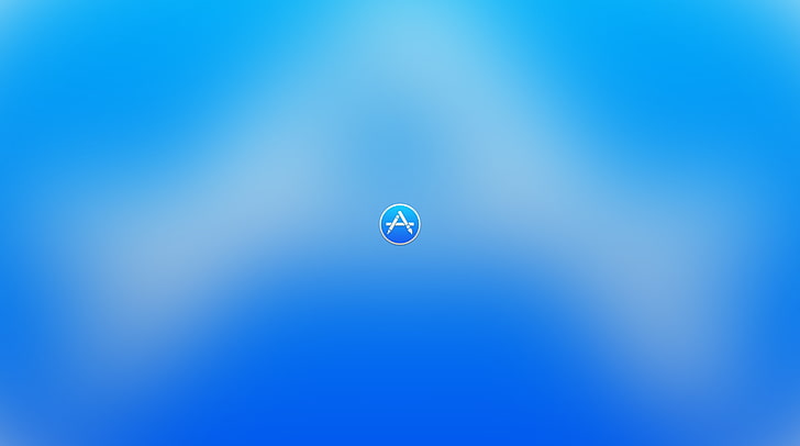 FoMef - Apple Store 5K, Computers, Mac, Blue, Background, icon