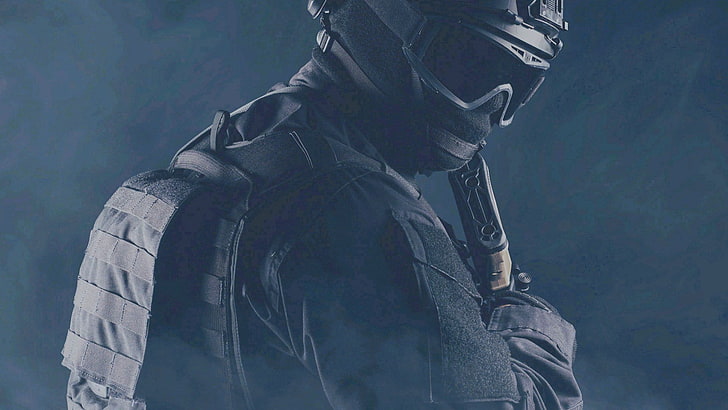 men's black helmet, Rainbow Six, siege, Tom Clancy's, video games, HD wallpaper