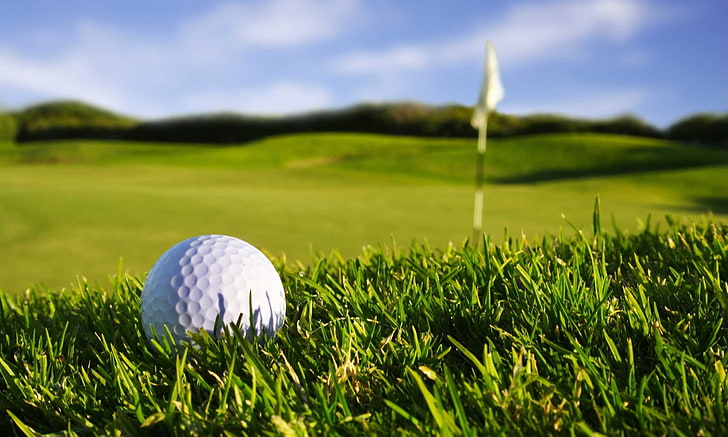 golf, sports, balls, grass, golf course, activity, golf ball, HD wallpaper