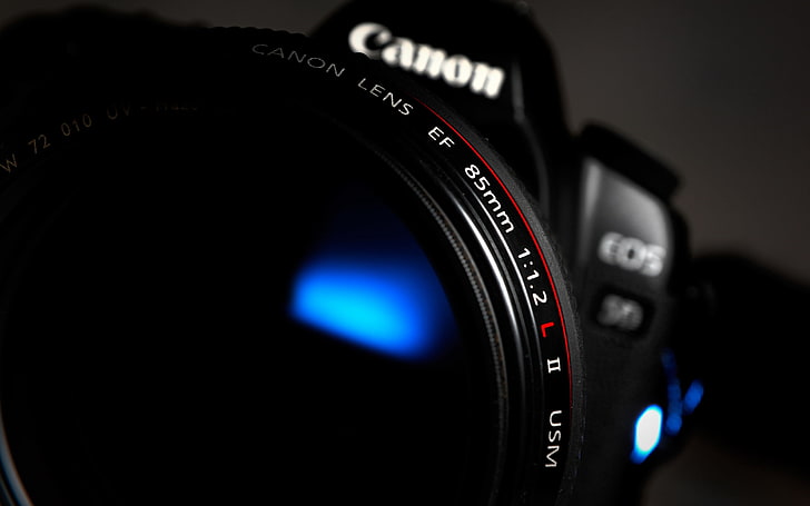 black Canon EOS DSLR camera, photography, camera - Photographic Equipment