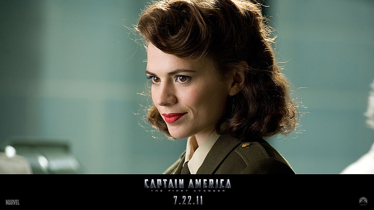 Hayley Atwell, Peggy Carter, women, movies, Captain America, HD wallpaper