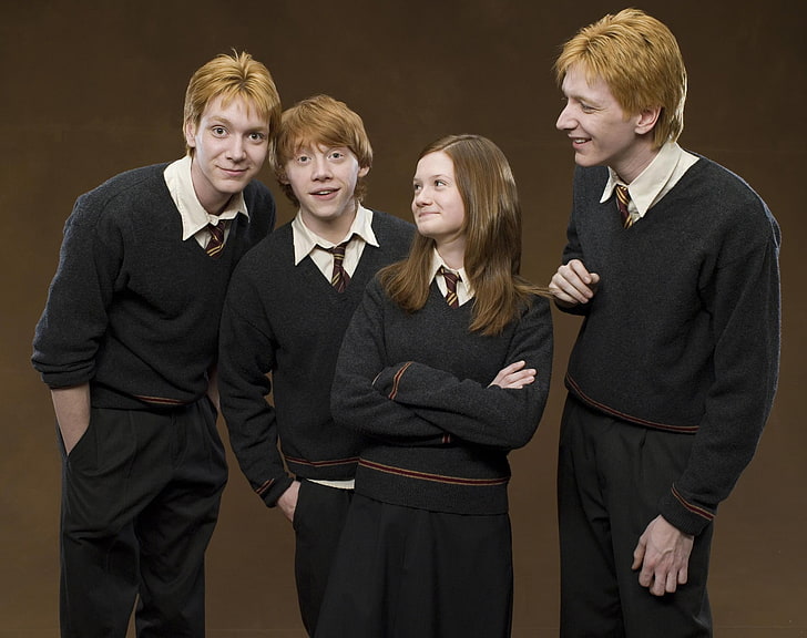 Harry Potter wallpaper, Ron Weasley, Fred and George Weasley