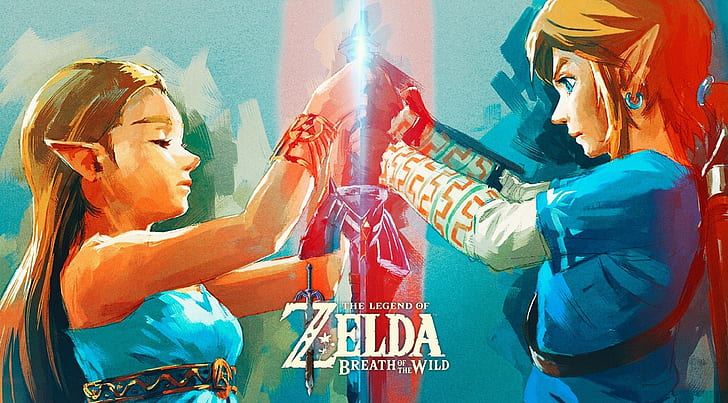 Nintendo, Princess Zelda, Master Sword, Link, The Legend of Zelda, HD wallpaper
