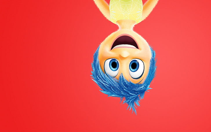 Joy from Inside Out, emotion, pixar, pop Art, colored Background, HD wallpaper