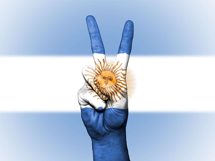 argentina, argentinian, background, banner, colors, country, HD wallpaper