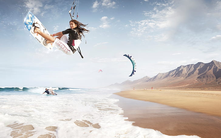 Sports, Kitesurfing, HD wallpaper