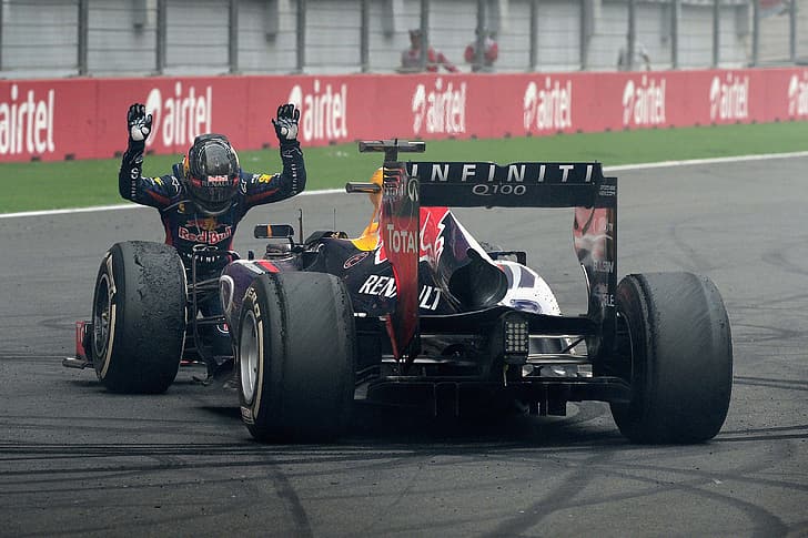 Formula 1, Sebastian Vettel, race cars, HD wallpaper