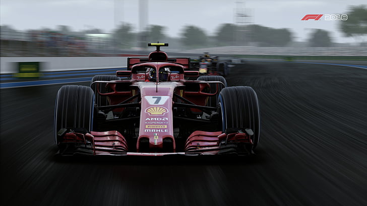 Video Game, F1 2018, Ferrari, Ferrari SF71H, Formula 1, Vehicle, HD wallpaper