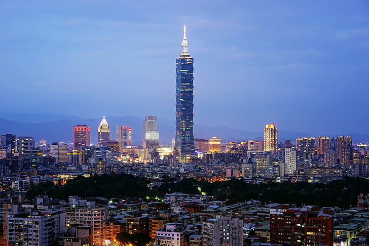 Man Made, Taipei 101, Building, City, Cityscape, Skyscraper