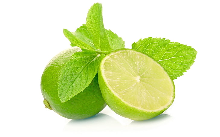 citrus fruit, lime, clove, leaves, leaf, freshness, food, lemon, HD wallpaper