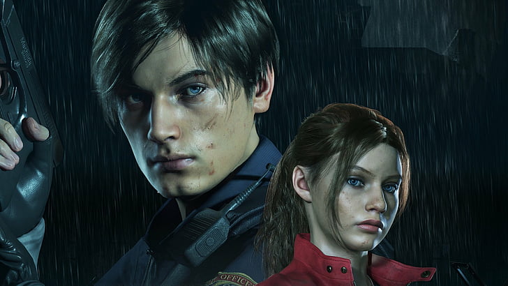 HD wallpaper: Resident Evil, Resident Evil 2 (2019), Claire Redfield, Leon  S. Kennedy | Wallpaper Flare