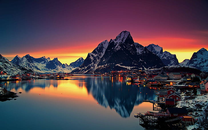 Lofoten Islands, Norway  for Desktop 2880 x 1800, HD wallpaper