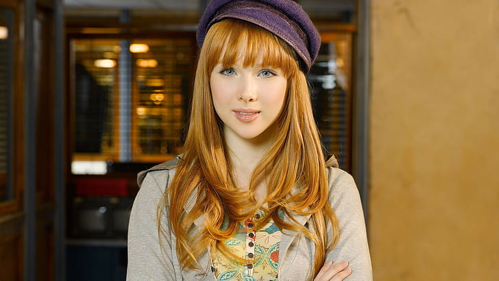 women, Castle (TV series), actress, long hair, blue eyes, redhead, HD wallpaper