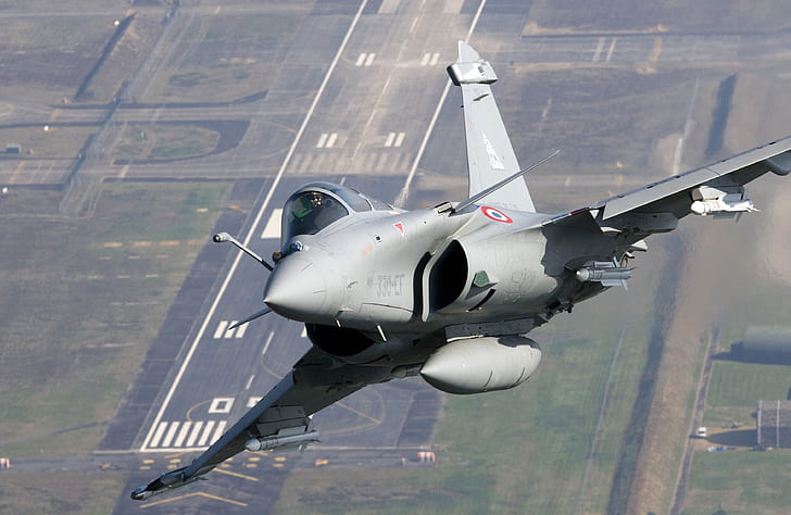 Fighter, Rocket, Pilot, WFP, Dassault Rafale, The French air force, HD wallpaper