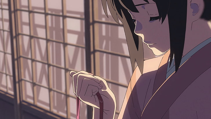 Makoto Shinkai , Kimi no Na Wa, low angle view, no people, building exterior, HD wallpaper