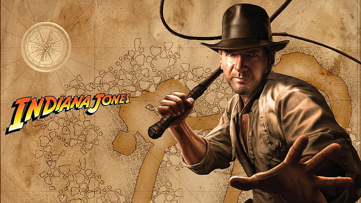 Indiana Jones, Movie, Man, Hat, Beard, Adventure