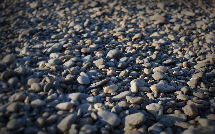 pebbles, stone - object, full frame, large group of objects, HD wallpaper