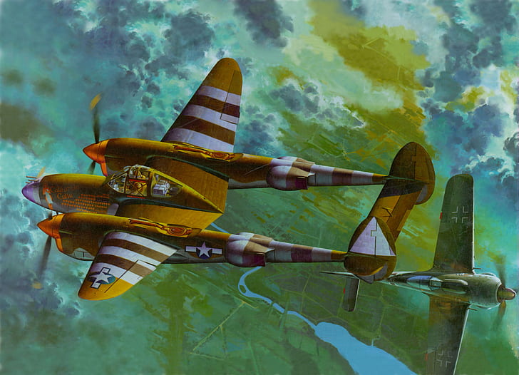 warplanes, military, military aircraft, vehicle, artwork, HD wallpaper