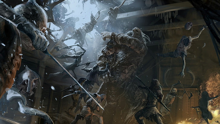 Alien Vs Predator wallpaper, Game of Thrones, fantasy art, The Others