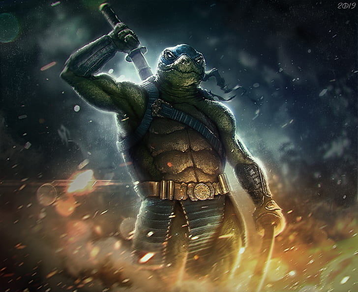Teenage Mutant Ninja Turtles, Leonardo (TMNT), HD wallpaper