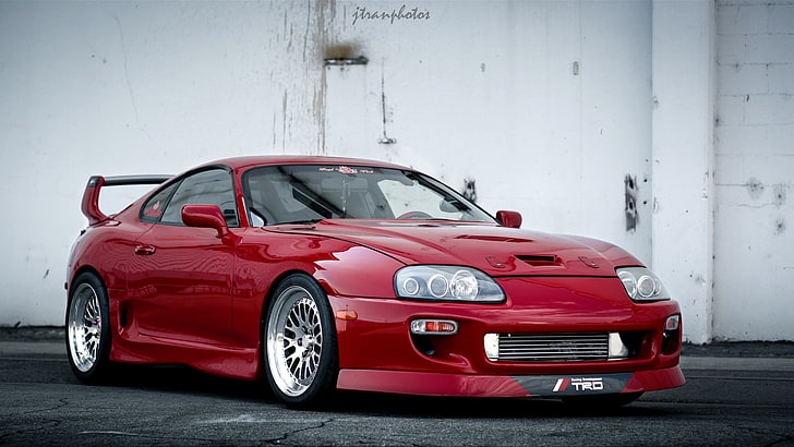 red sports coupe, Photo, Tuning, Japan, Car, Wallpapers, Toyota Supra