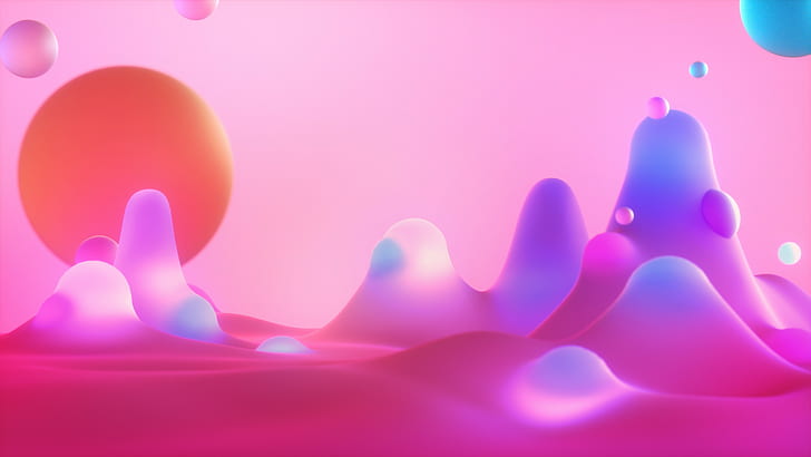 neon, Opera browser, HD wallpaper