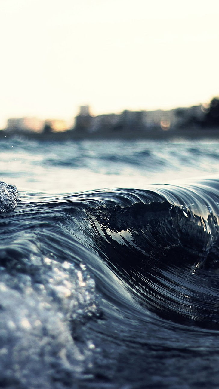 photo of body of water, pivot, motion, sky, nature, sea, no people, HD wallpaper