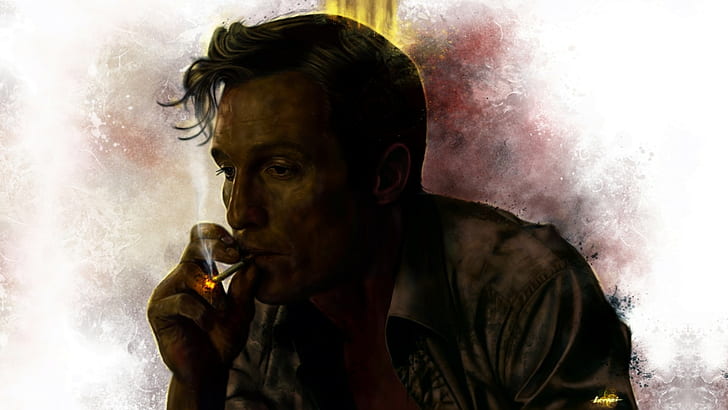 True Detective, Matthew McConaughey, Rustin Cohle, HD wallpaper