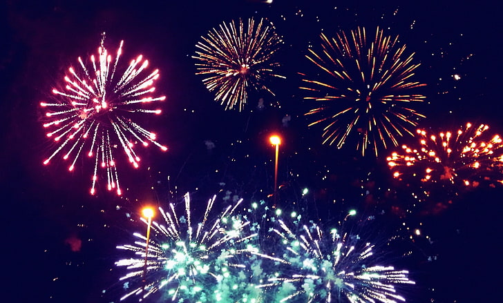 fireworks new picture, celebration, event, firework display, HD wallpaper