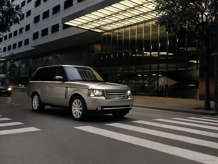2010 Land Rover Range Rover, silver suv, cars, HD wallpaper