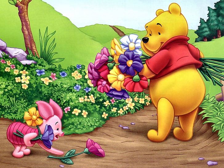 TV Show, Winnie The Pooh, Flower, Piglet (Winnie The Pooh), HD wallpaper