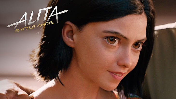 Movie, Alita: Battle Angel, Alita (Alita: Battle Angel), Black Hair, HD wallpaper