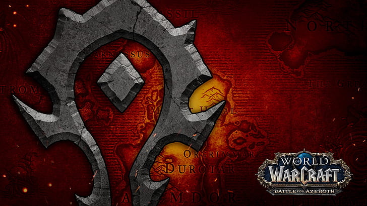 Blizzard, Horde, World of  WarCraft, Battle for Azeroth, HD wallpaper