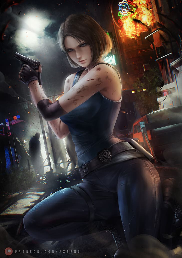 Jill Valentine Resident Evil 3 Remake 4K Wallpaper 71674