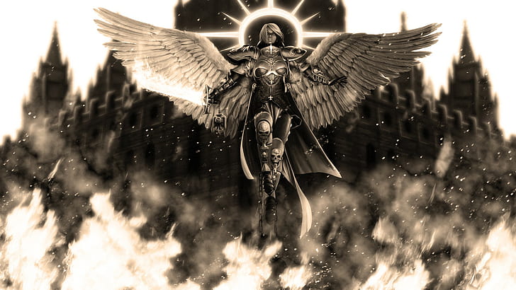 Warhammer 40,000, Sisters of Battle, angel, Adepta Sororitas, HD wallpaper